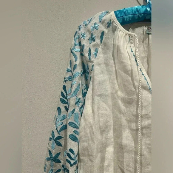 NWT MARSEA VOYAGEUR Palermo Embroidered Blouse / Size Small / - Picture 3 of 7